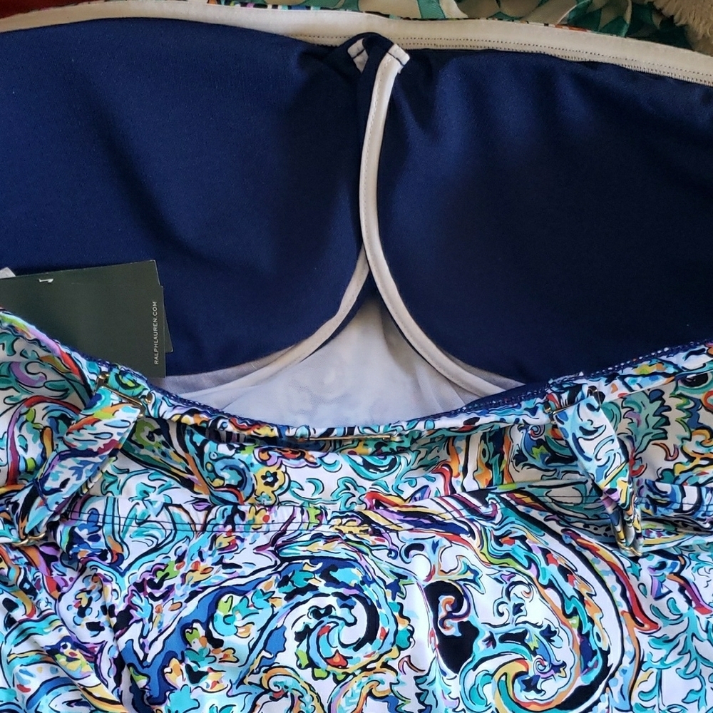 Colorful Patterned Tankini Top - Picture 6 of 8